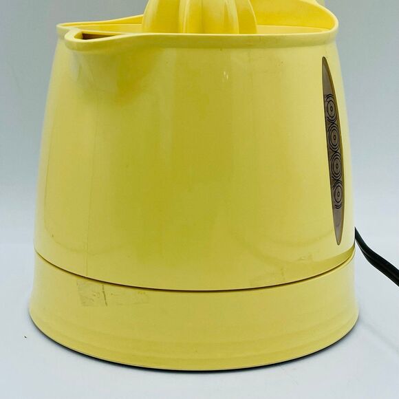 Vintage Fiesta Electric Citrus Juicer Juicing Pitcher Yellow - Picture 5 of 8